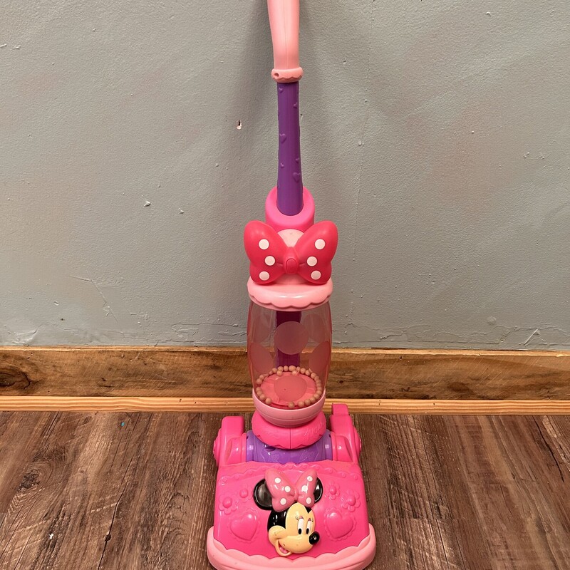 Minnie Mouse Vacuum, Pink, Size: ToddlerToy