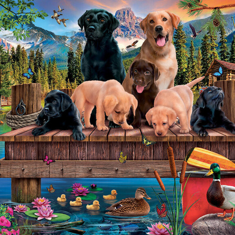 Pups &Ducks Family Puzzle