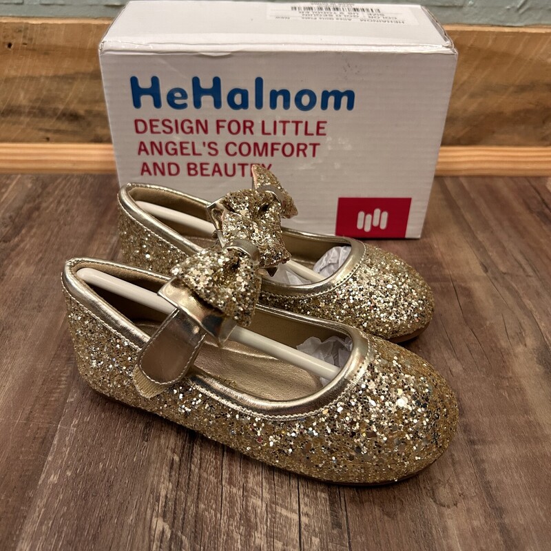 Hehainom NEW Sparkle MJ, Gold, Size: Shoes 9