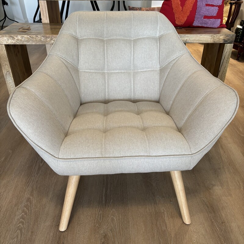 Prague Linen Style Chair
Cream
Size: 32 W X 30 D X 30 H In