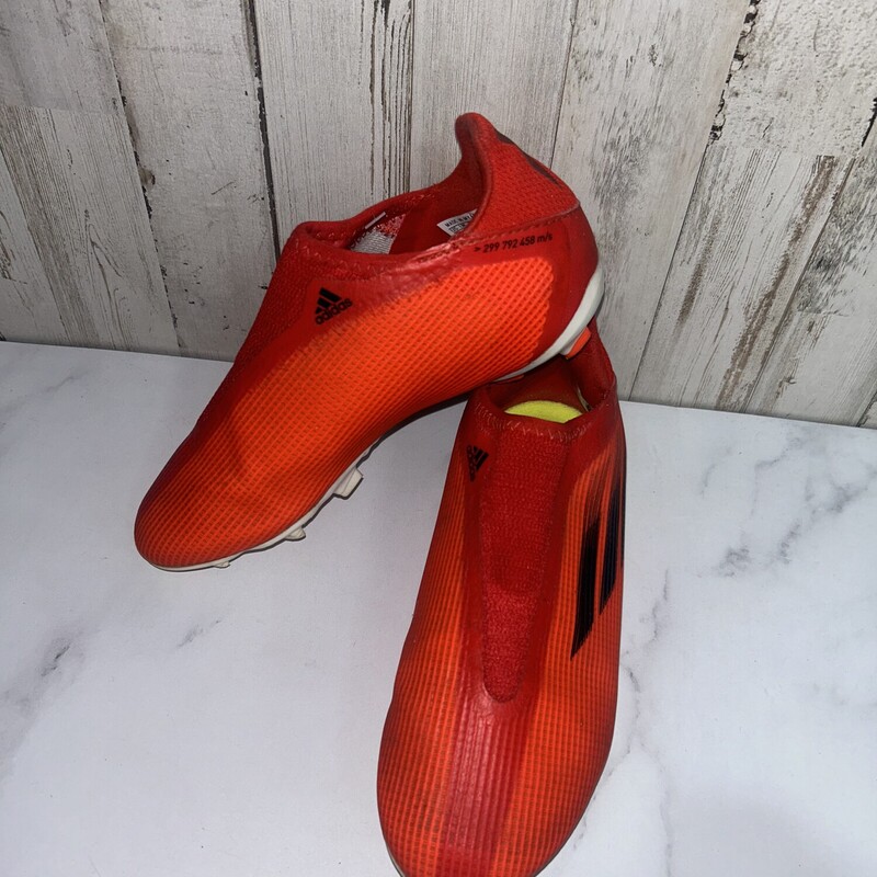 Y2 Bright Red Cleats, Red, Size: Shoes Y2