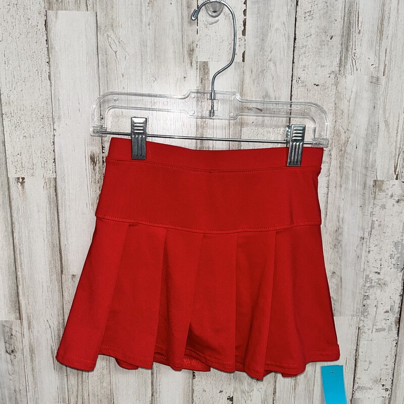 8/10 Red Pleated Skirt