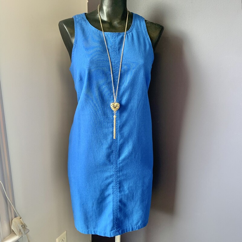 DKR Tunic Dress,
Colour: Blue,
Size: Medium