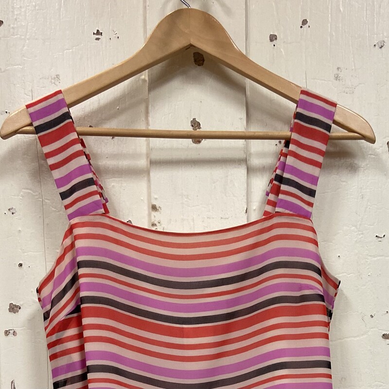 Red/blk/prp Stripe Cami
Rd/bk/pr
Size: Small