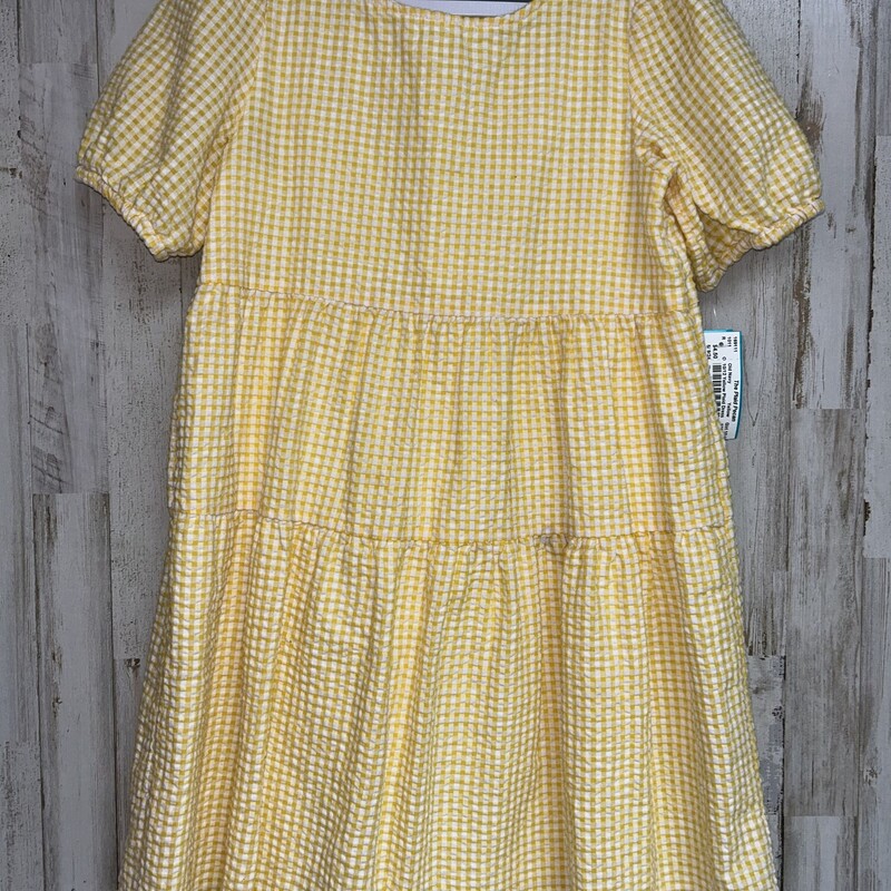 10/12 Yellow Plaid Dress