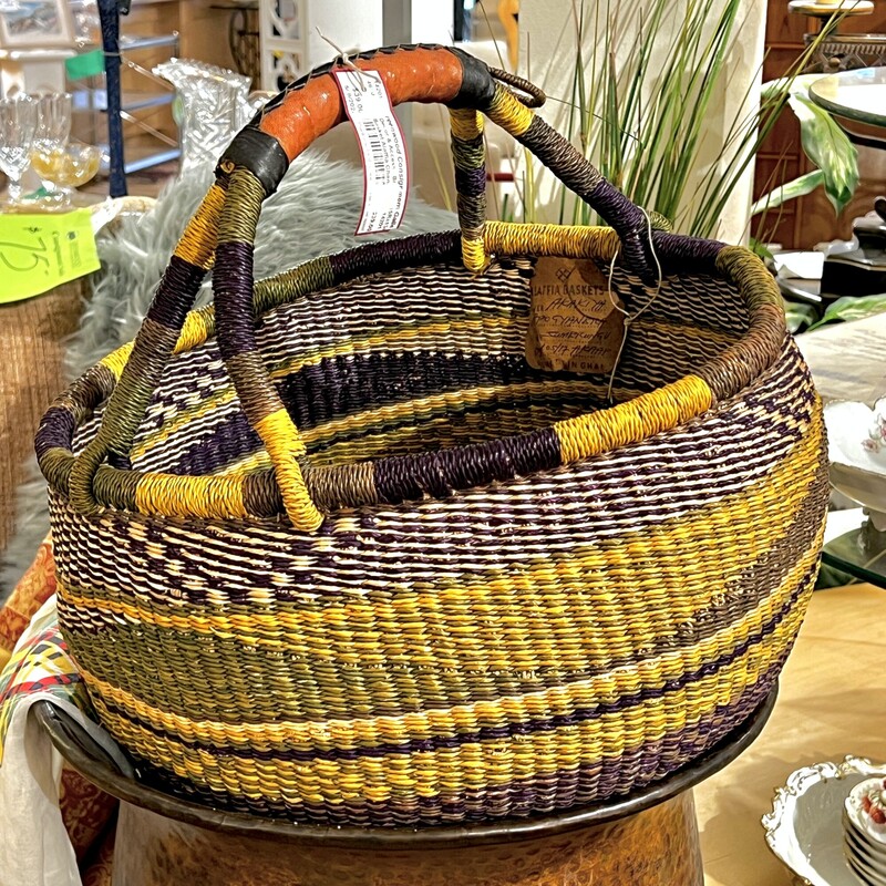 Basket Alaffia Ghana,
Size: 15Rx15H