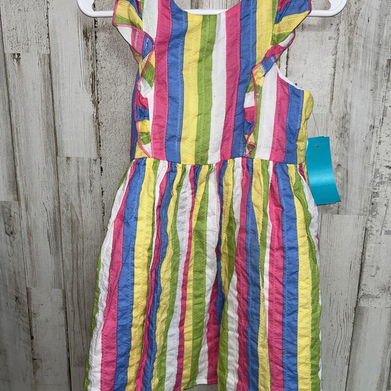 3T Green/Pink Striped Dre, Green, Size: Girl 3T