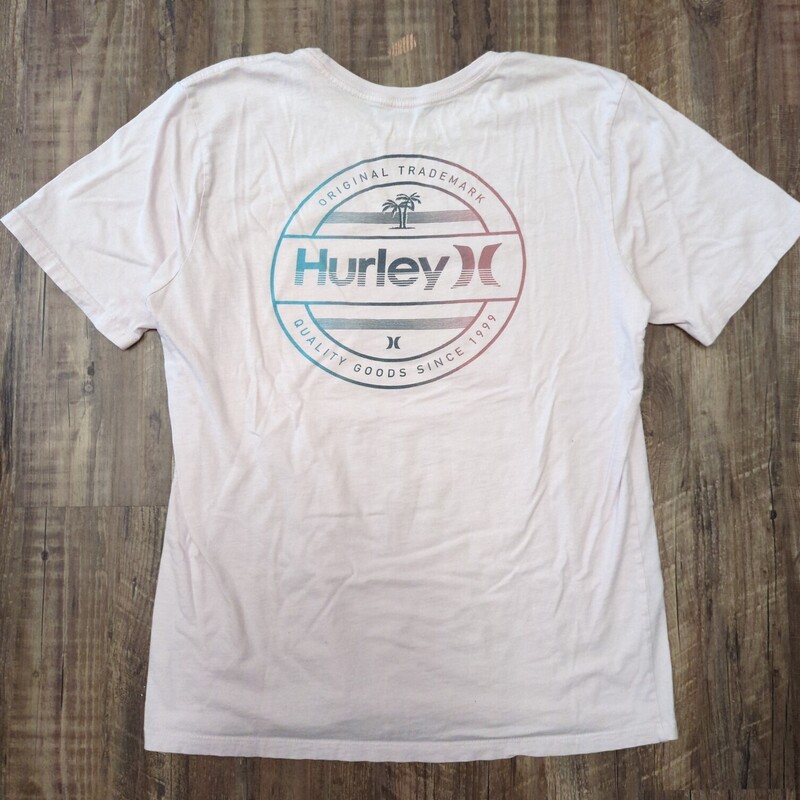 Hurley Trademark Tee, Palepink, Size: Adult M