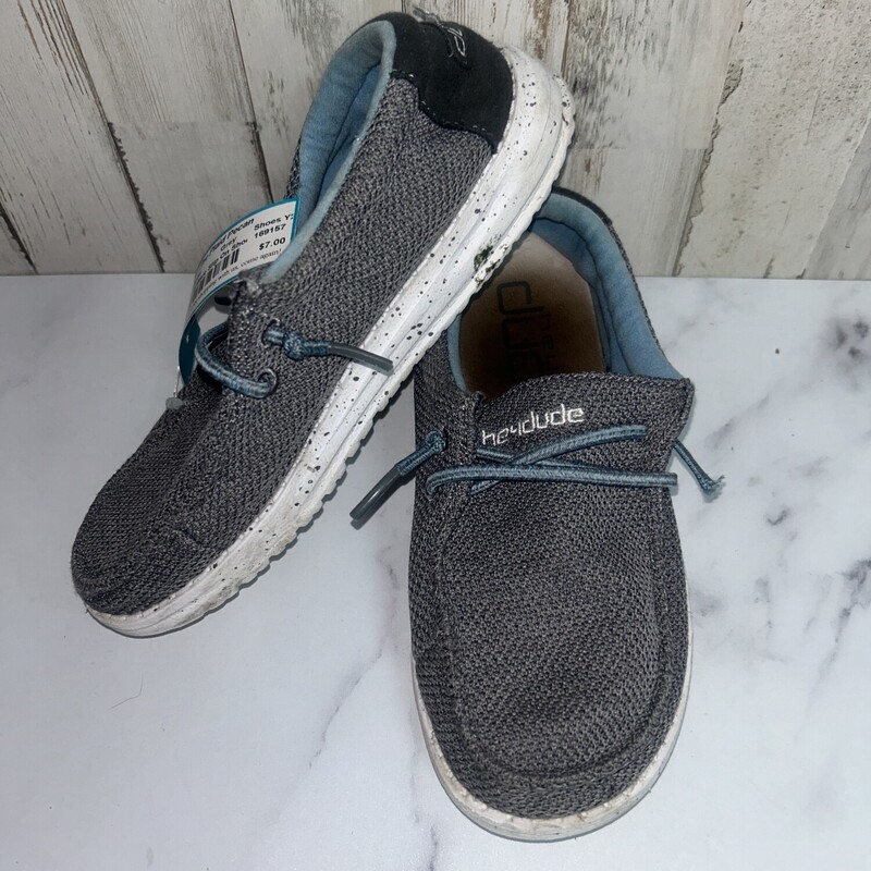Y2 Grey/Blue Slip On Shoe