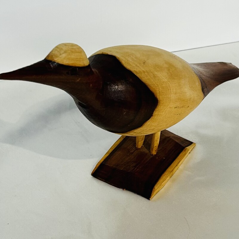 Wood Shore Bird
Brown and Tan
Size: 10x6H