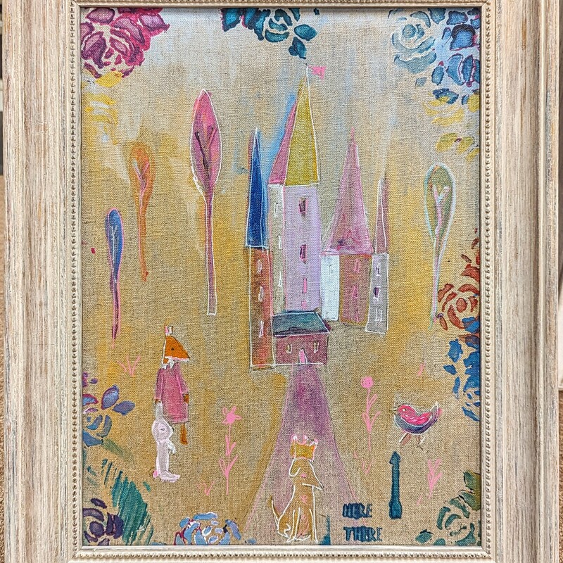 Claire Westwood Castle Print
Purple and Gold
Size: 15x20H