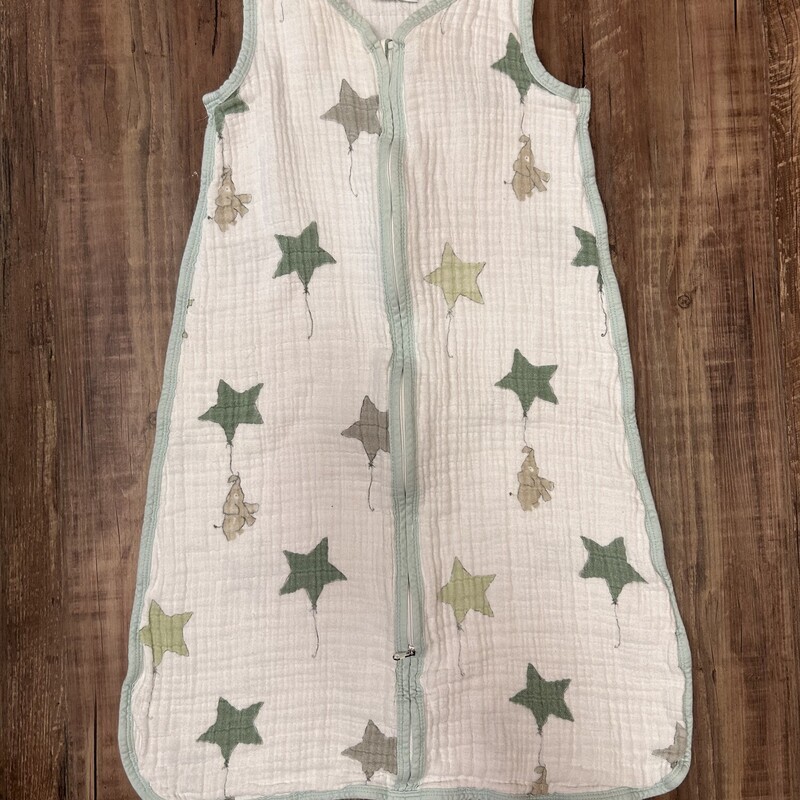 Aden+Anais Star Sleepsack, White, Size: Baby M