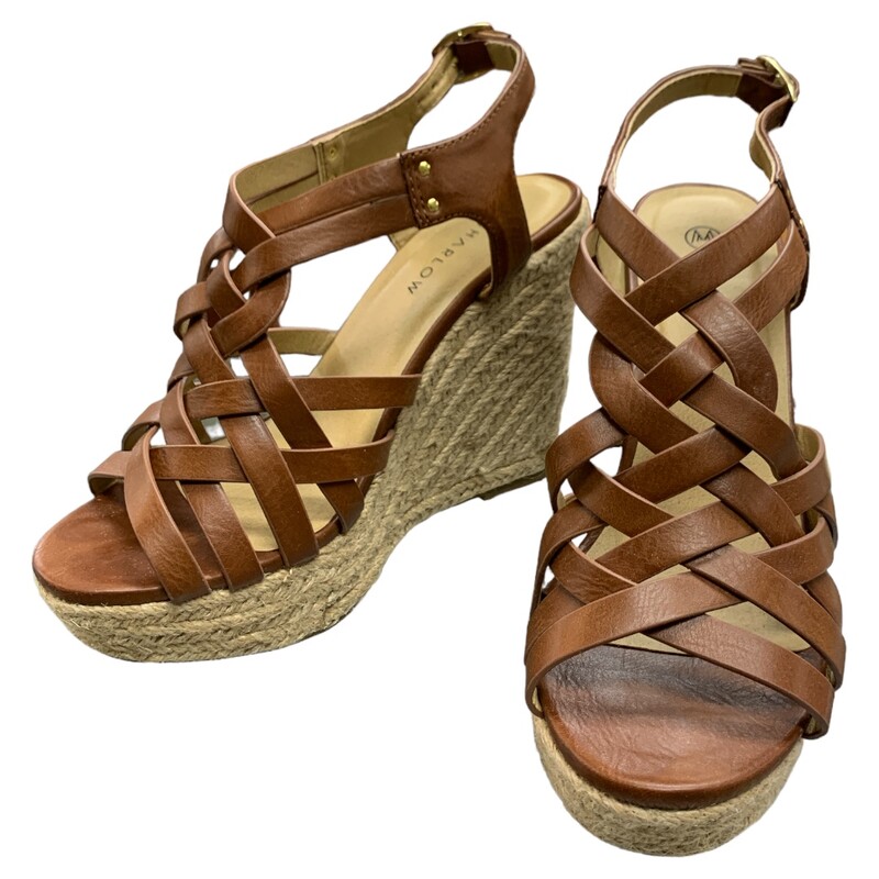 Harlow Wedges, Brown, Size: 7