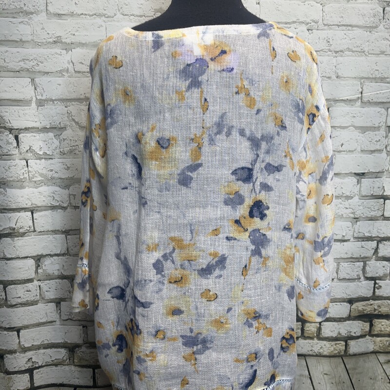 Pure Jill Linen, Floral, Size: Small