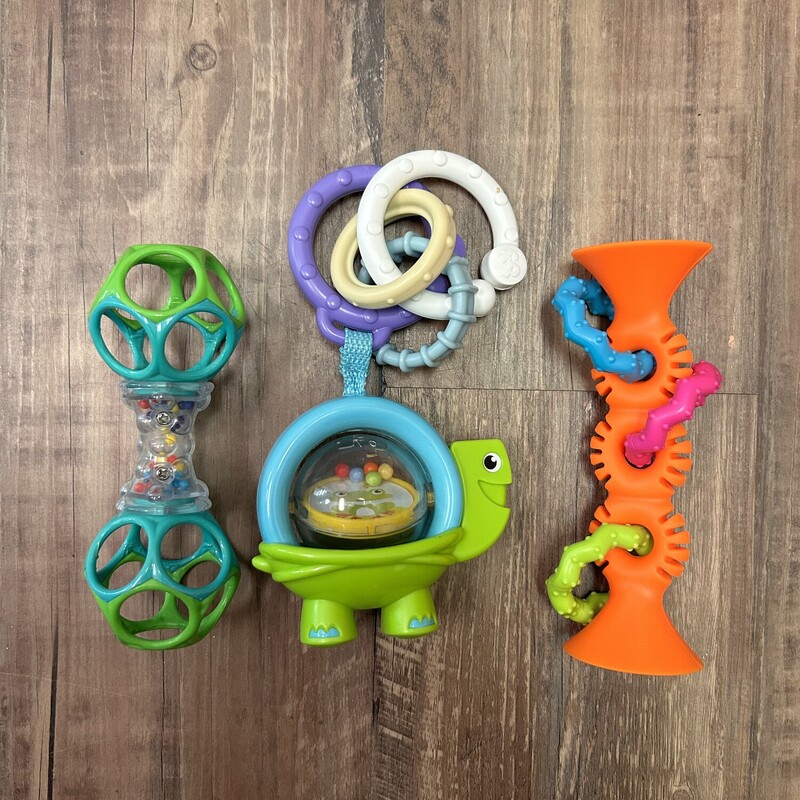 3 Pc Rattle/Teether