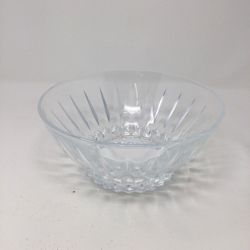 Crystal Bowl, Clear, Size: 9in