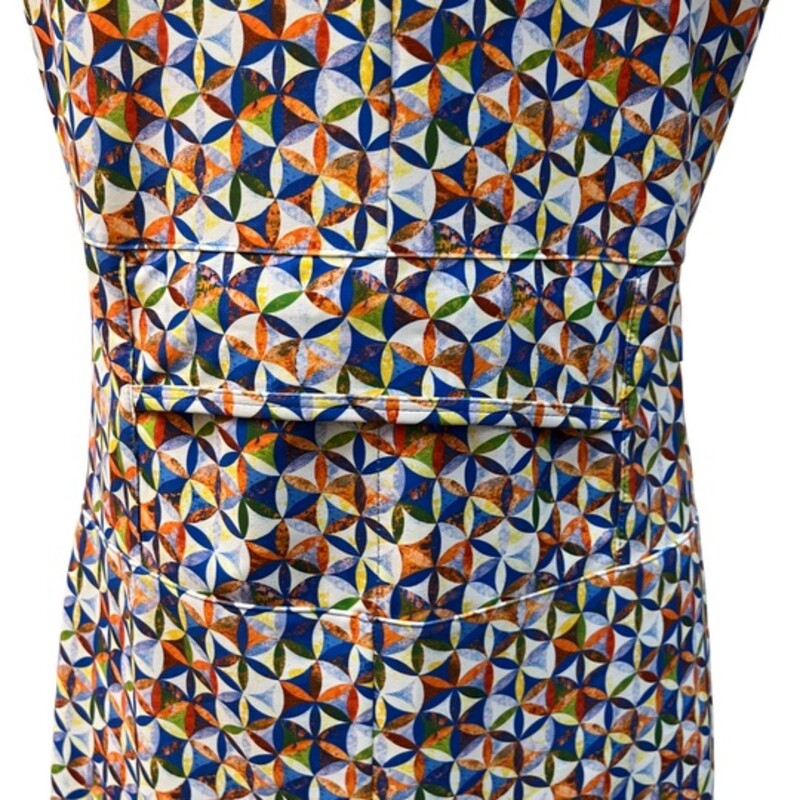 Nuu Muu Ruu Muu Active Dress
Calliope 2023 Pattern
Blue, White, Orange, and Green
Size: Large