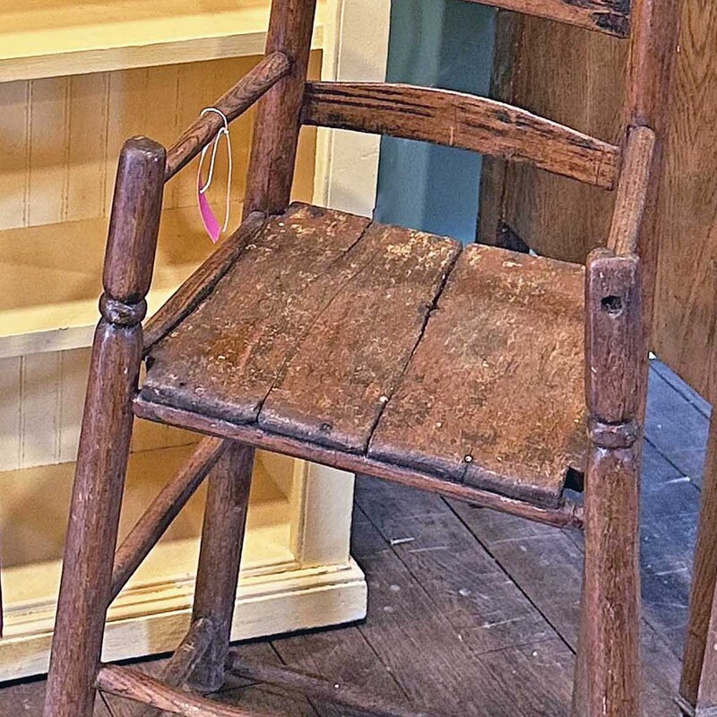Antique Childs Chair - 1800s

35 In Tall
Nice Old Wood!
