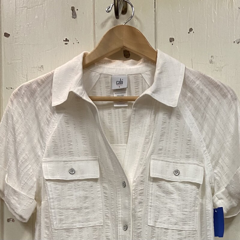 Cream Stripe Button Shirt
Cream
Size: Small