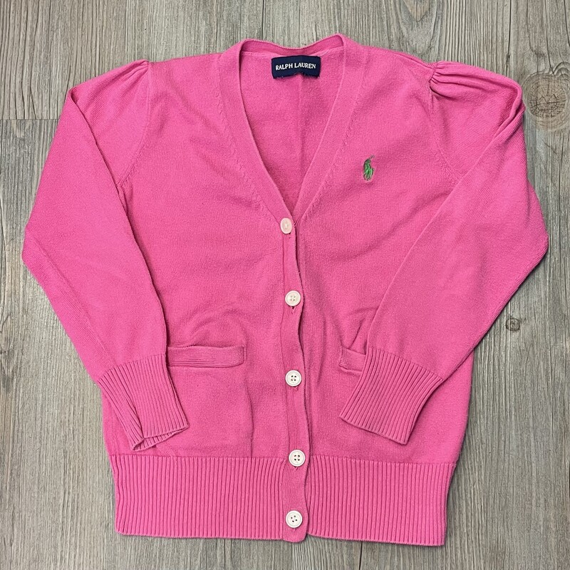 Ralph Lauren Cardigan, Pink, Size: 4Y
Small Stain Front