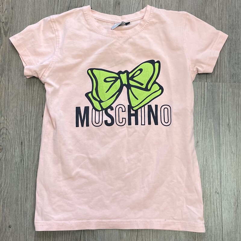 Moschino Tee, Pink, Size: 10Y