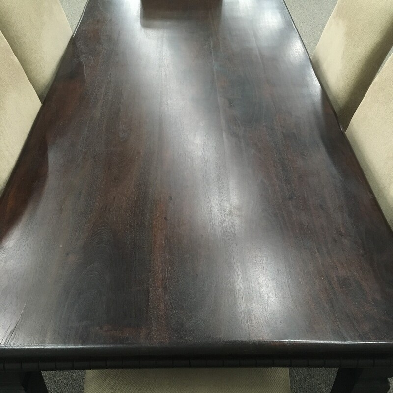 Dark Wood Table 6C