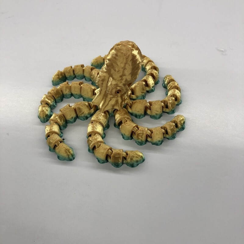 My Art Box, Size: Octopus, Item: Gold