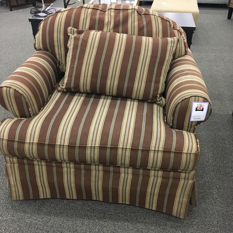 Drexel Striped Chair