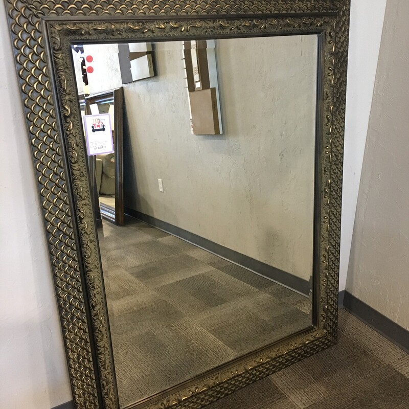 Lg. Pattern Frame Mirror