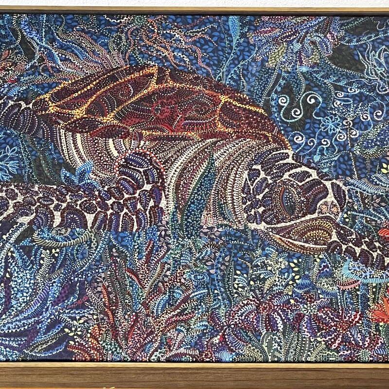 Canvas Sea Turtle Framed