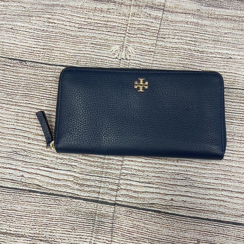 Tory Burch Wallet, Navy, Size: None