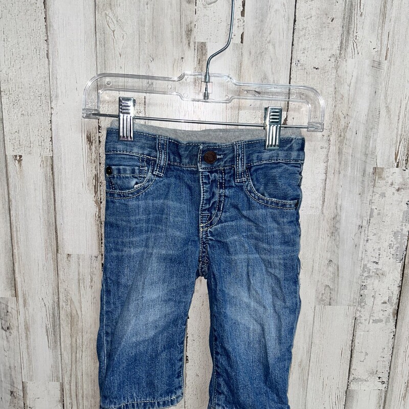 6/12M Denim Jeans, Blue, Size: Boy 0-9m