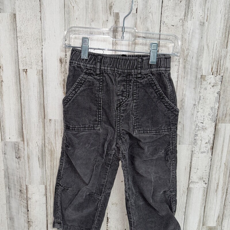 24M Grey Corduroy Pants, Grey, Size: Boy 12-24m