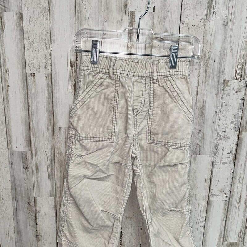 24M Beige Corduroy Pants, Beige, Size: Boy 12-24m