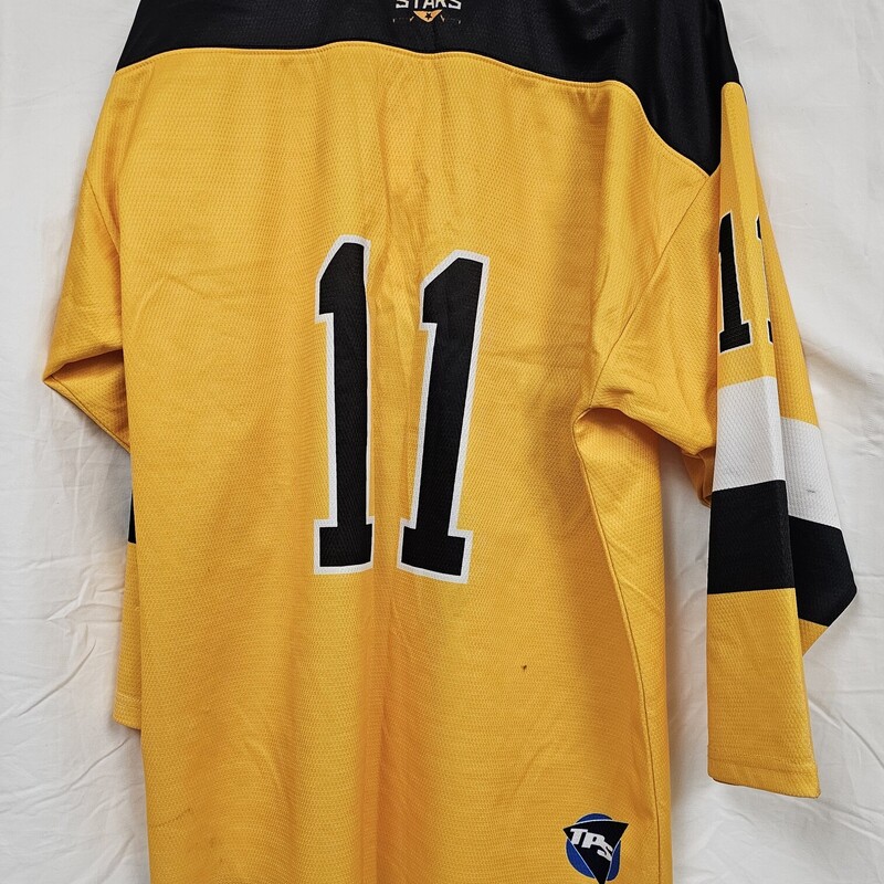Sabercats Jersey, Yellow, Black, White, Size: Adult S, pre-owned