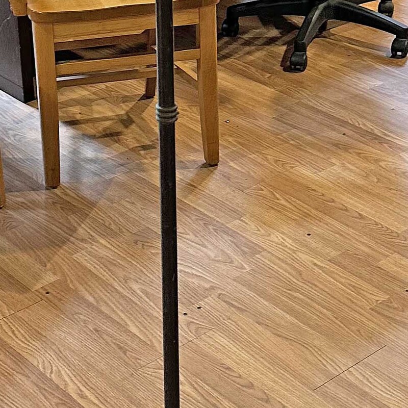 Old Iron Floor Lamp Stand