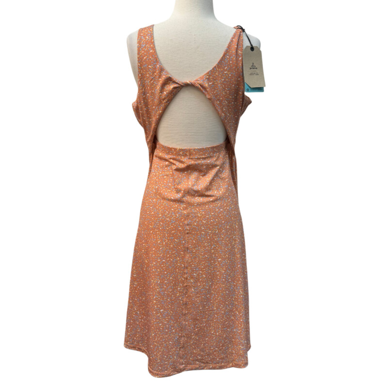 New Prana Skypath Dress<br />
Made Sustainably<br />
Performance Knit<br />
Color: Baked Apricot Speckles<br />
Size: XL<br />
Retails for $89.00