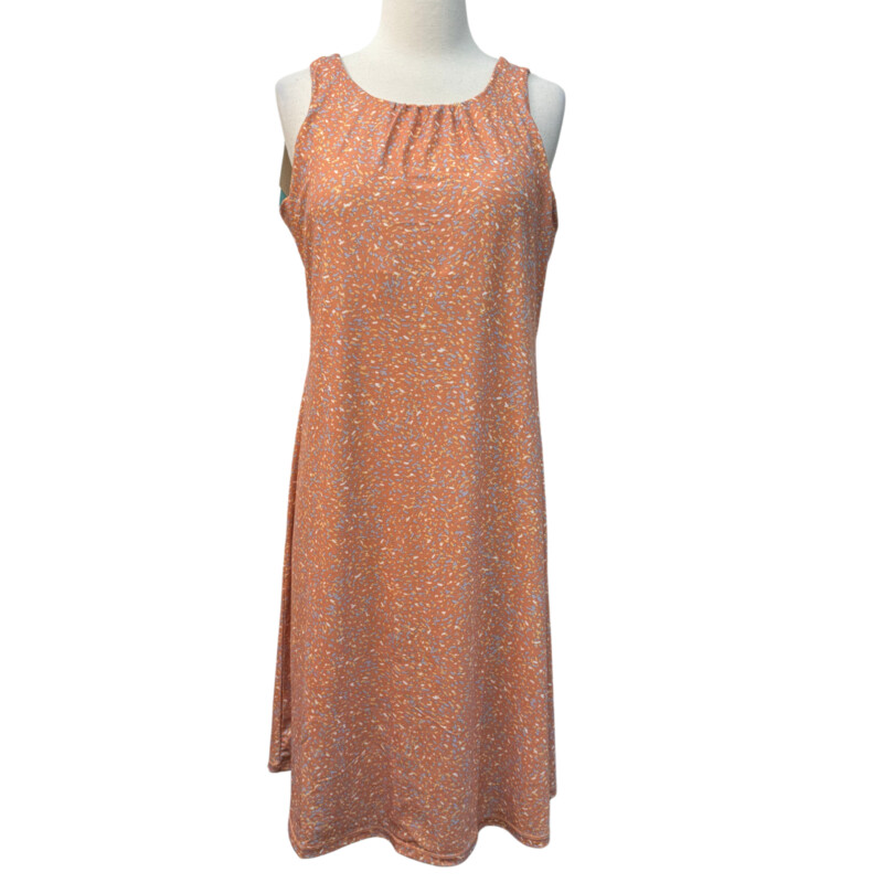 New Prana Skypath Dress<br />
Made Sustainably<br />
Performance Knit<br />
Color: Baked Apricot Speckles<br />
Size: XL<br />
Retails for $89.00