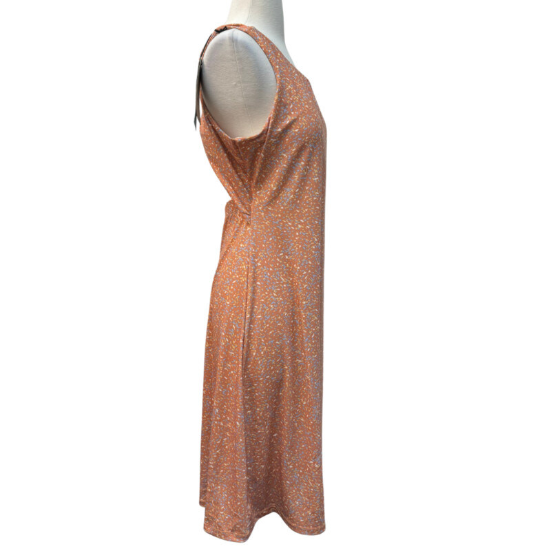 New Prana Skypath Dress<br />
Made Sustainably<br />
Performance Knit<br />
Color: Baked Apricot Speckles<br />
Size: XL<br />
Retails for $89.00