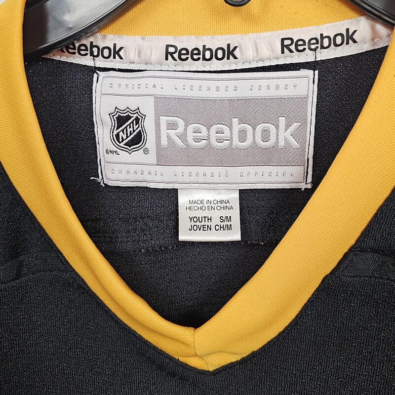 Reebok Bruins Jersey, Kids Size: Yth S/M, pre-owned