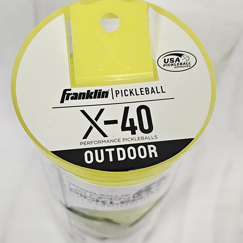 Franklin X-40 Outdoor Pickleballs, Used, Size: 3pk