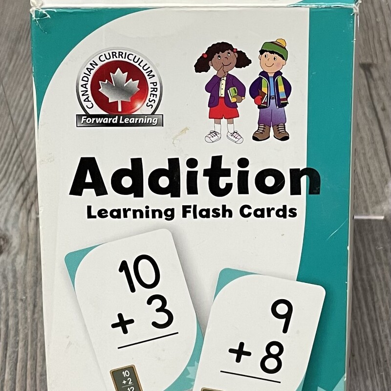 Addition Flash Cards, Multi, Size: Pre-owned