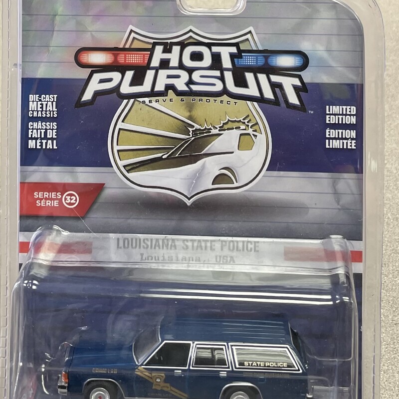 Hot Pursuit Car, Blue, Size: NEW