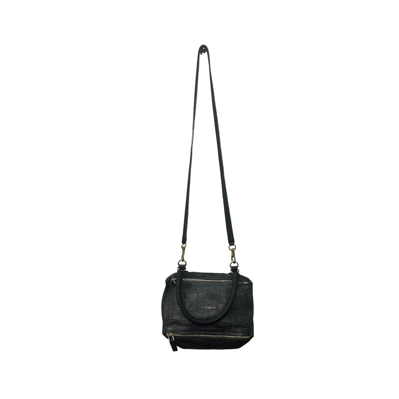 Givenchy Pandora Distress, Charcoal, Size: Small<br />
<br />
Dimensions:<br />
Base length: 10.75 in<br />
Height: 7 in<br />
Width: 6.5 in<br />
Drop: 6.75 in<br />
Drop: 24 in