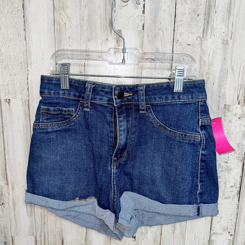 Sz26 Cuffed Denim Shorts, Blue, Size: Ladies S