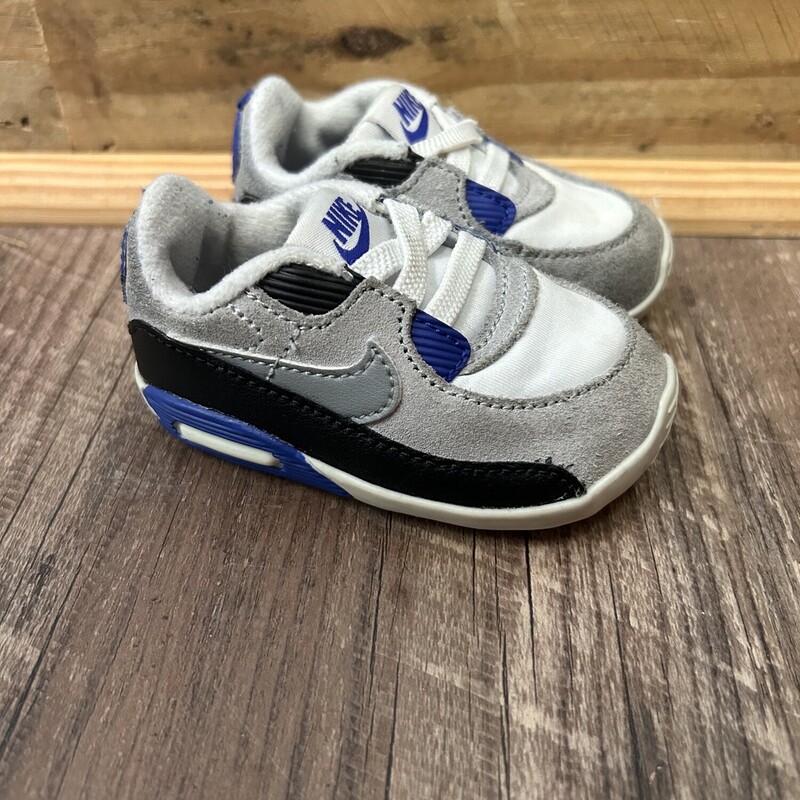 Nike Baby Air Max 90, Gray, Size: Shoes 3