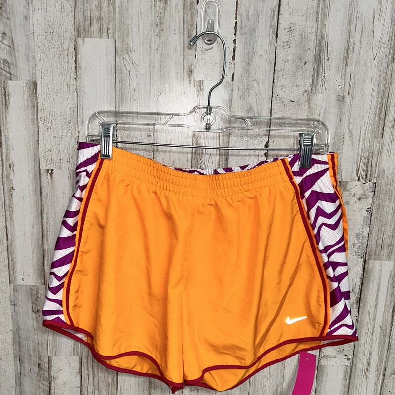 L Orange/Pink Logo Shorts