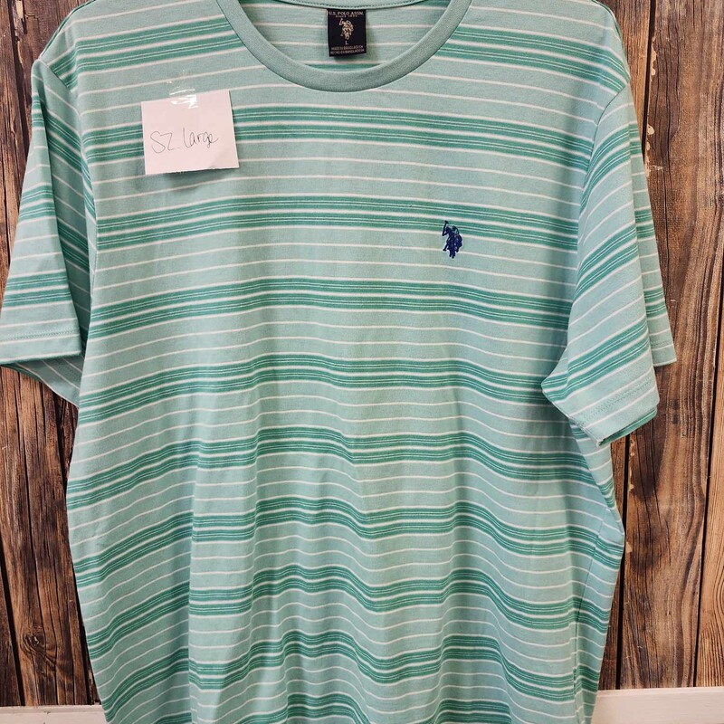 Mint Green US Polo Shirt, Size: Large