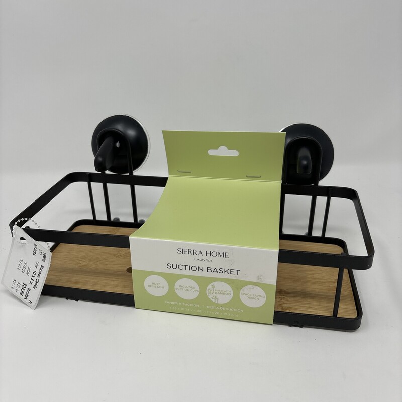Shower Caddy
Brown & Black
Size: 10 X 5 In