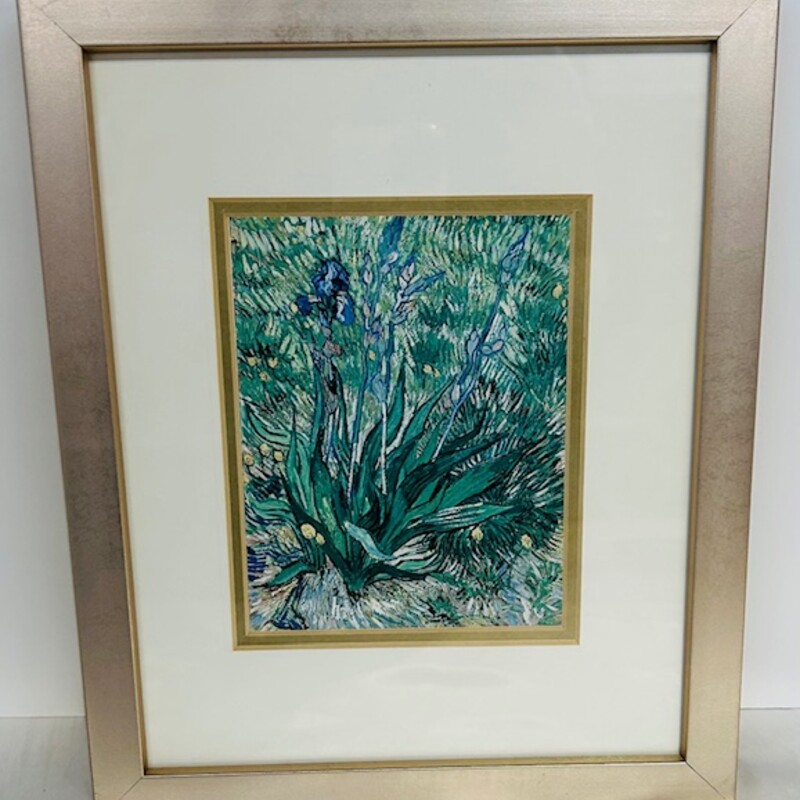 Van Gogh Iris Print
Blue Green Gold Size: 9 x 11H